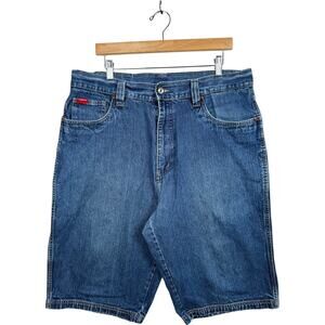 Vintage Fubu Straight Bermuda Jean Denim Shorts 38